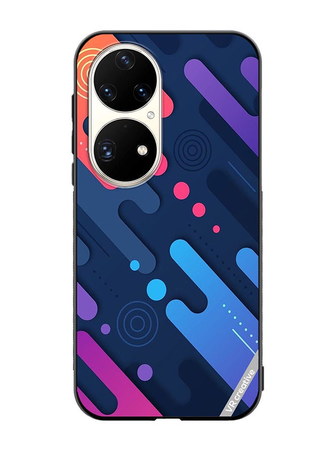 VR CREATIVE Protective Case Cover For Huawei P50 Pro Multicolor Layers Design - Image 1