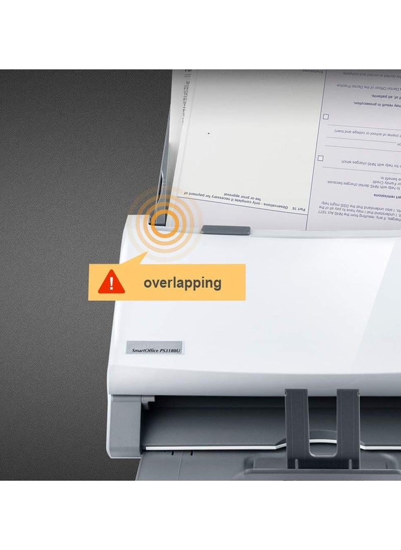 Plustek Plustek SmartOffice PS3180U - 80page per minute, duplex color document scanner.  - Image 3