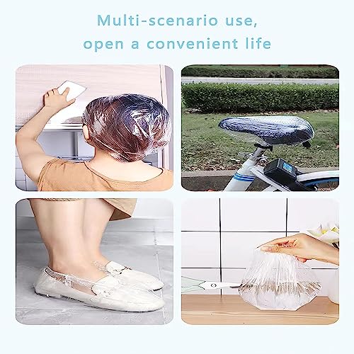 SNMMIFER Waterproof Disposable Shower Caps for Women (100 Pieces) - Image 5