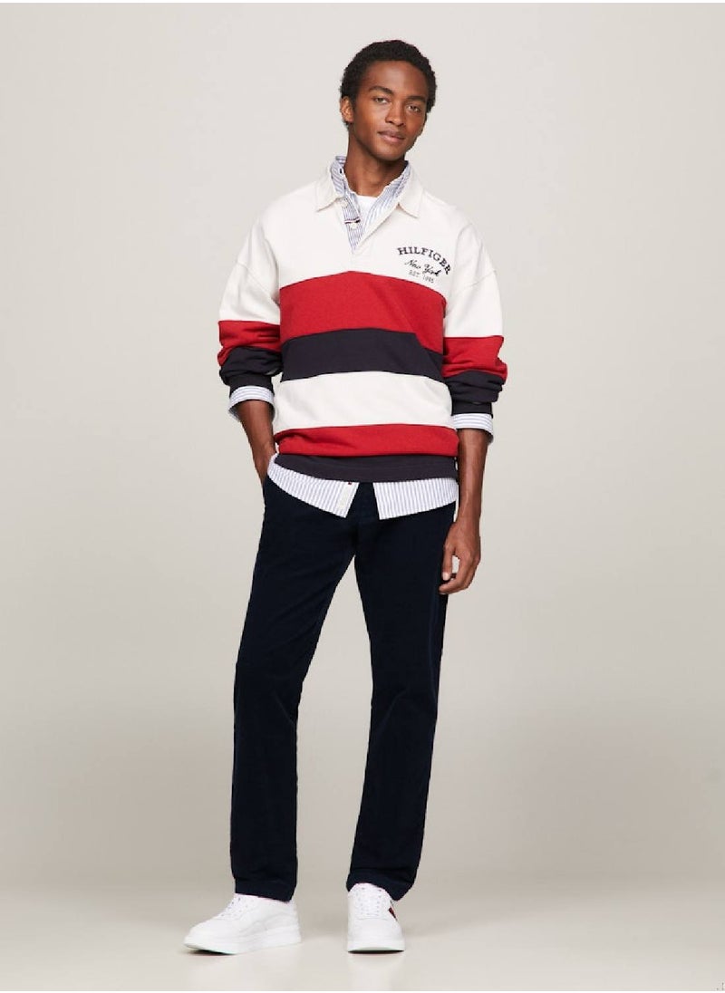 TOMMY HILFIGER Men's Chino Pants - Cotton, Black  - Image 1
