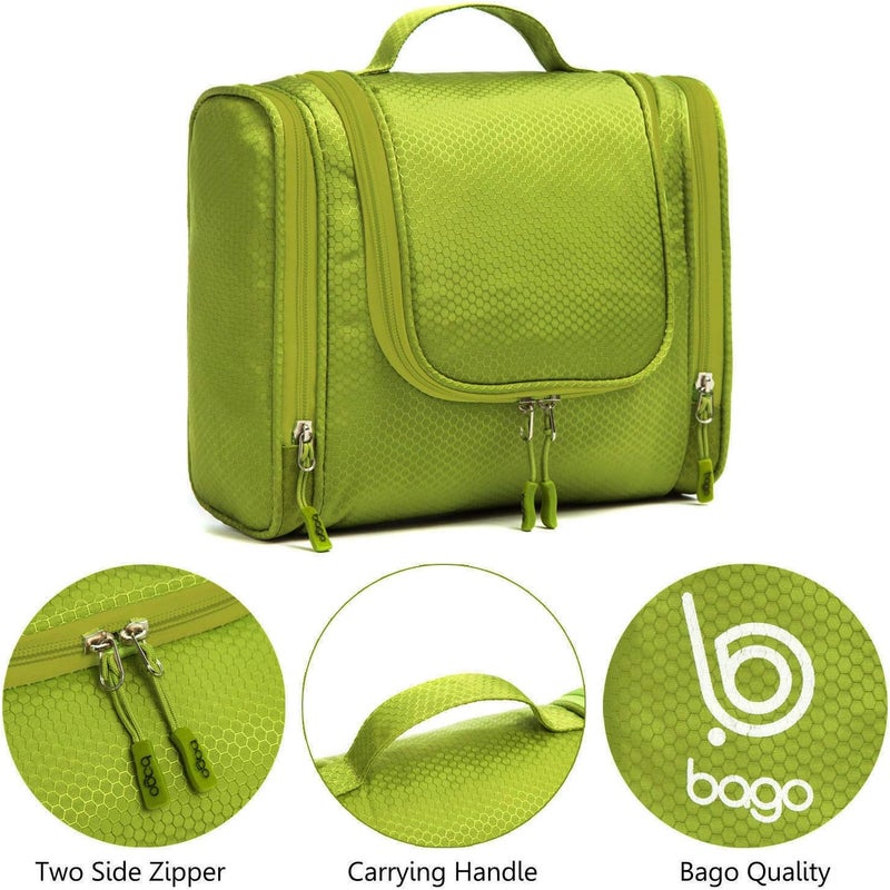 Bago Hanging Toiletry Bag - Green - Image 5