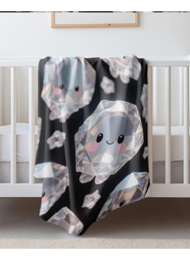 عام بطانية رقيقة من الفانيلا الكرتونية للأطفال أو الطلاب (دافئة ومريحة ومناسبة للنوم والألعاب) 100 سم * 150 سم - Image 4