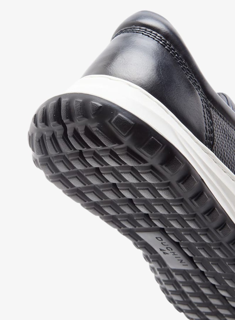 دوتشيني سنيكرز رجالي بنسيج مزخرف وإغلاق برباط - Image 5