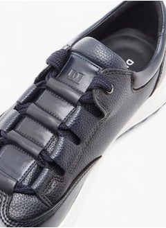 DUCHINI Men's Textured Sneakers with Lace-Up Closure  - Image 4