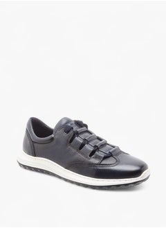 DUCHINI Men's Textured Sneakers with Lace-Up Closure  - Image 2