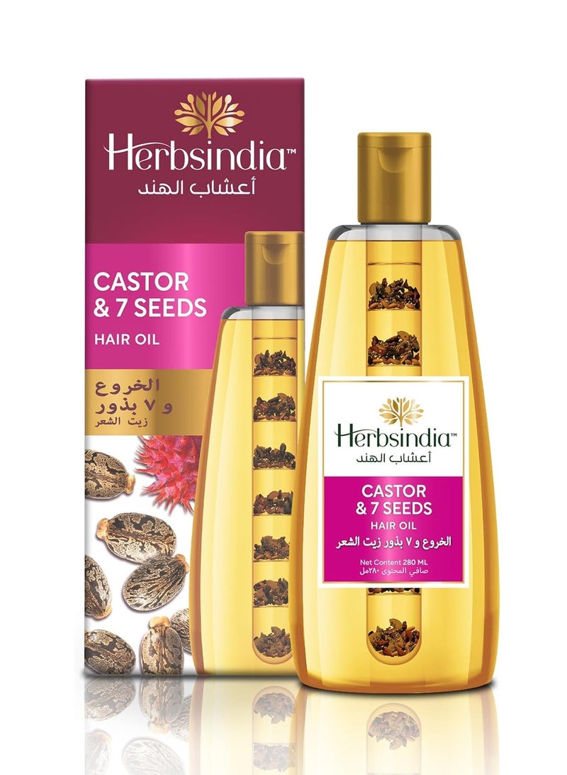 هيربس إنديا زيت الخروع للشعر 180 مل - Image 1