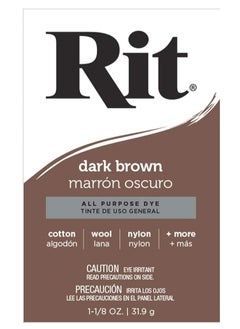 RIT Rit Dye Powder 1 1/8oz, Dark Brown  - Image 1