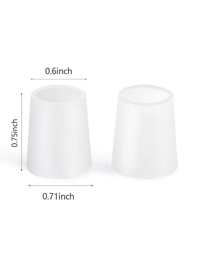 مجموعة من 10 قطع من واقيات أصابع القدم الوردية من هوجو، أغطية أصابع القدم، تحمي أصابع القدم من الاحتكاك، وأظافر القدم النامية تحت الجلد، والذرة، والبثور، وأصابع القدم المطرقية، وغيرها من مشاكل أصابع القدم المؤلمة، بلون شفاف - Image 3