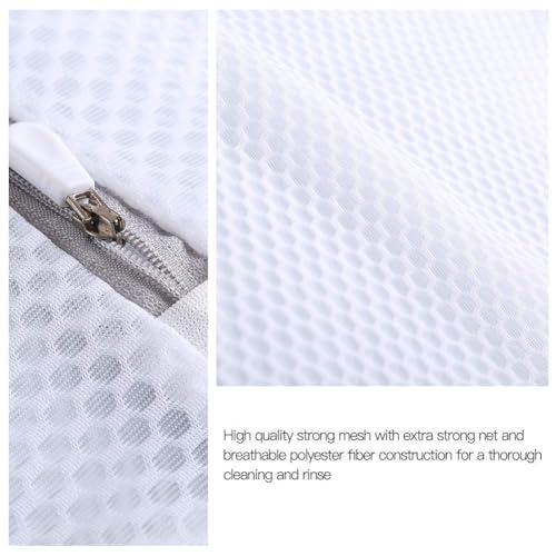 Sandesh Mesh Laundry Clothes Washing Bag for Washing Machine Combo of 02 Medium and 02 Large(04 Bag) - Image 3