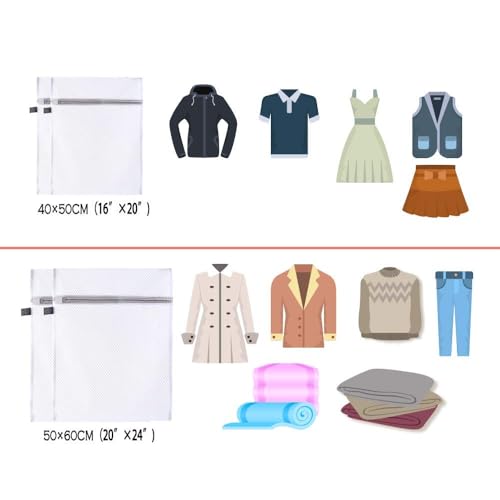 Sandesh Mesh Laundry Clothes Washing Bag for Washing Machine Combo of 02 Medium and 02 Large(04 Bag) - Image 4