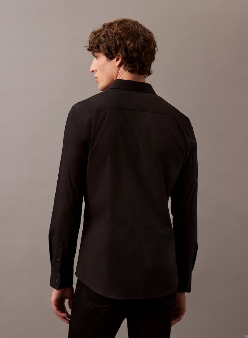 CALVIN KLEIN Slim Stretch Button-Down Shirt  - Image 5