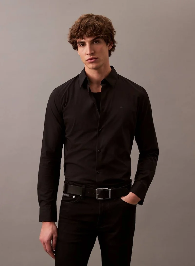 CALVIN KLEIN Slim Stretch Button-Down Shirt