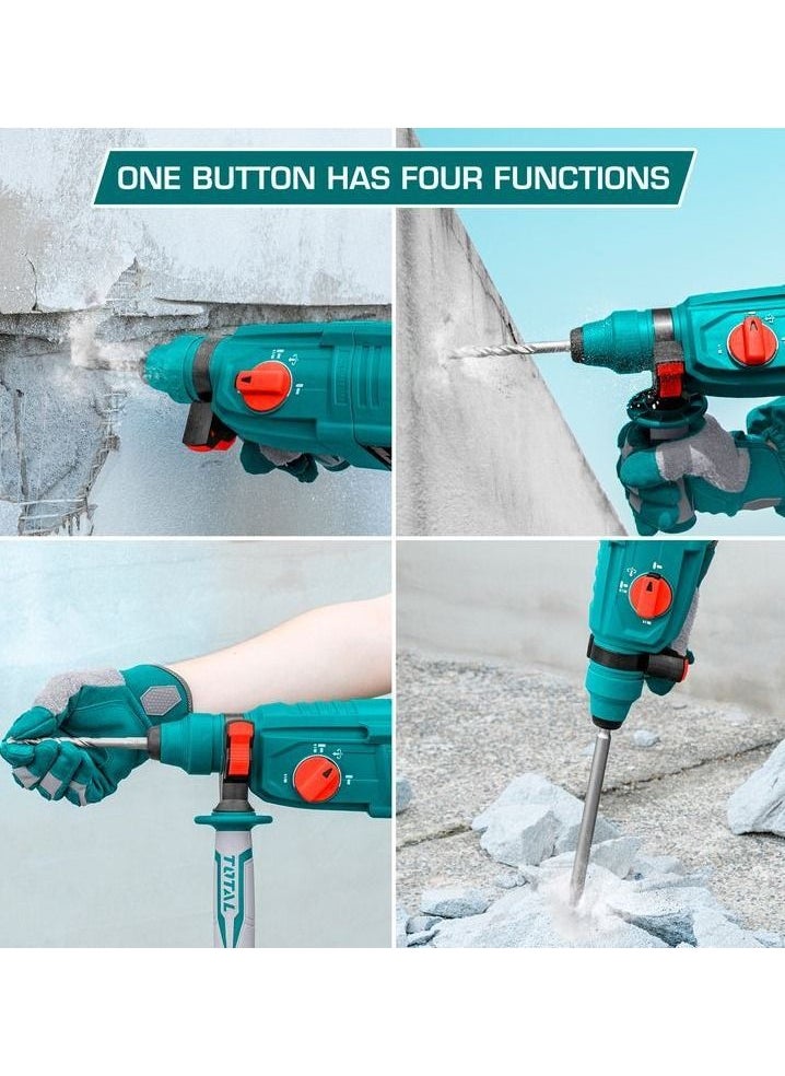 TOTAL T0TAL TH308268-8 Industrial Power 800W Rotary Hammer Drilling machine  - Image 4