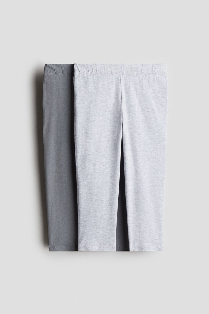 H&M 2-Pack Jersey Capri Leggings - Image 1