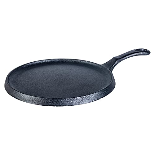 Wonderchef Forza Cast-Iron 25 cm Dosa Tawa Pan | Pre-Seasoned Cookware | Induction Friendly | 3.8 mm| with Lifetime Exchange Warranty - Image 1