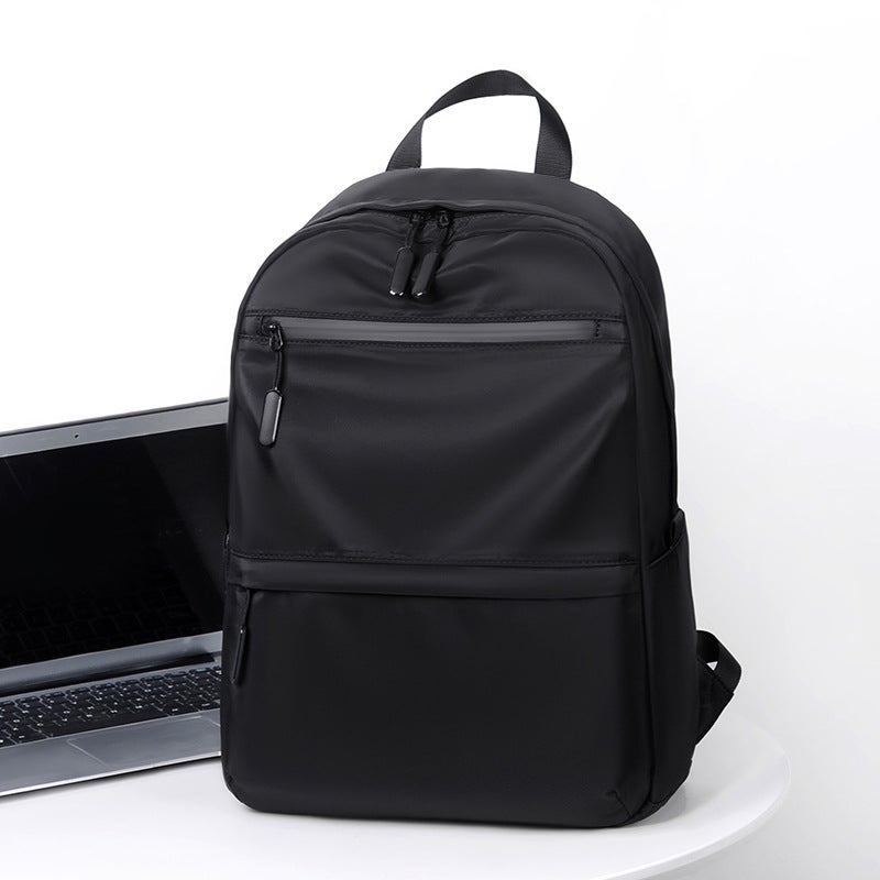 Factory Goods Backpack Men'S Large Capacity Commuter All-Match 14-Inch Simple Printable Logo Junior Senior High School Student Schoolbag Women - Image 3