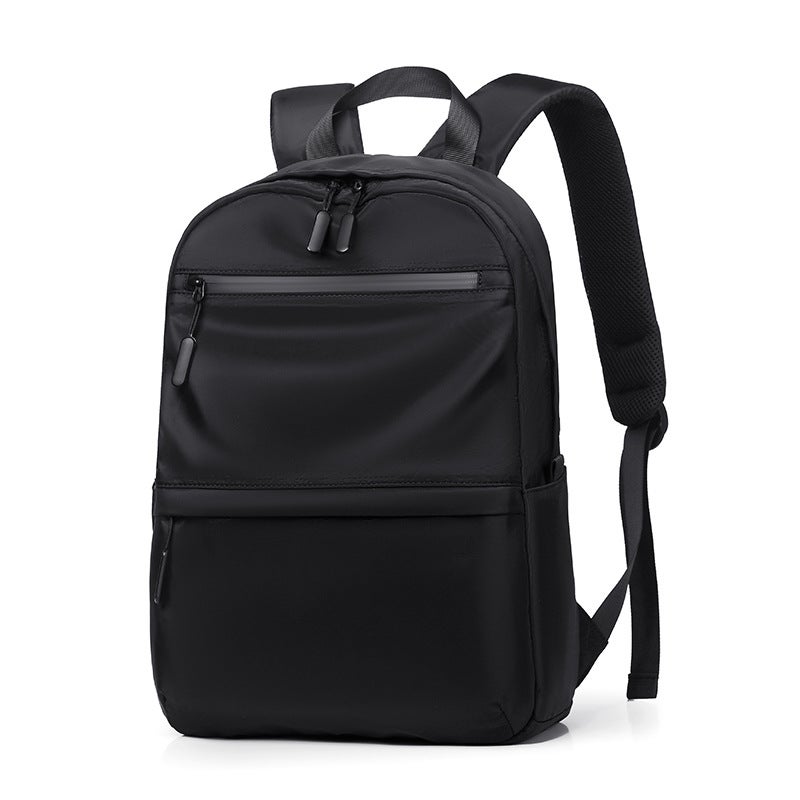 Factory Goods Backpack Men'S Large Capacity Commuter All-Match 14-Inch Simple Printable Logo Junior Senior High School Student Schoolbag Women - Image 1