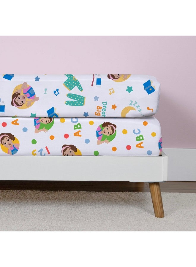 Ms. Rachel 2 Piece Toddler Sheet Set - Includes Two Fitted Toddler Sheets - Image 2