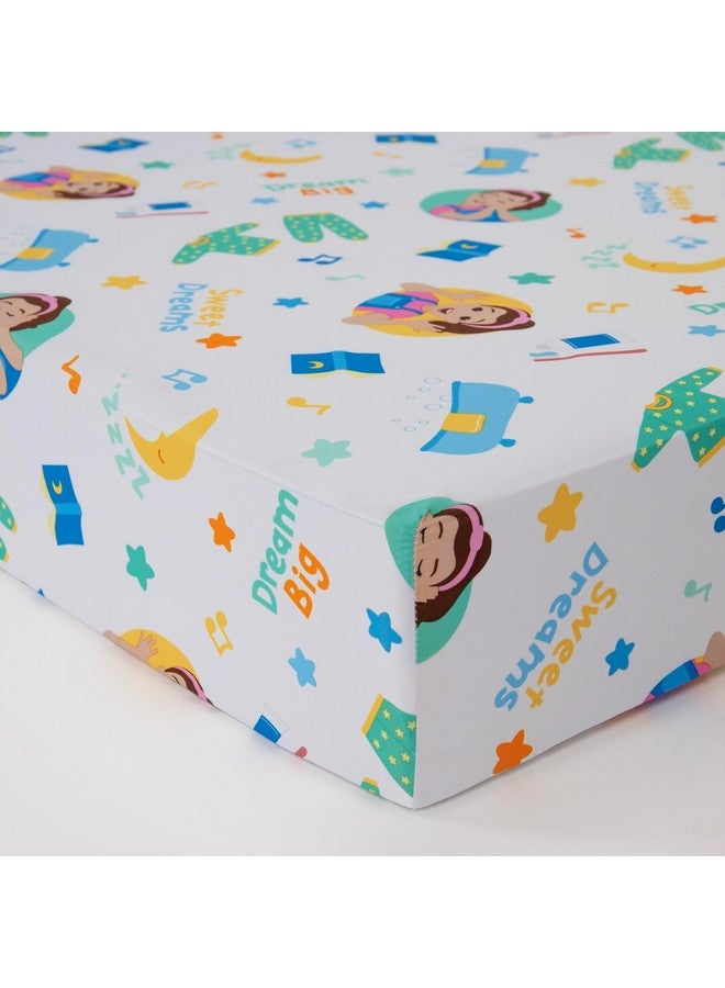 Ms. Rachel 2 Piece Toddler Sheet Set - Includes Two Fitted Toddler Sheets - Image 3