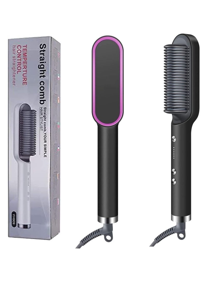 DubaiGallery Straightener Comb Brush For Men & Women, Hair Straightening Electric Hair Brush, Hair Straightener  - Image 2