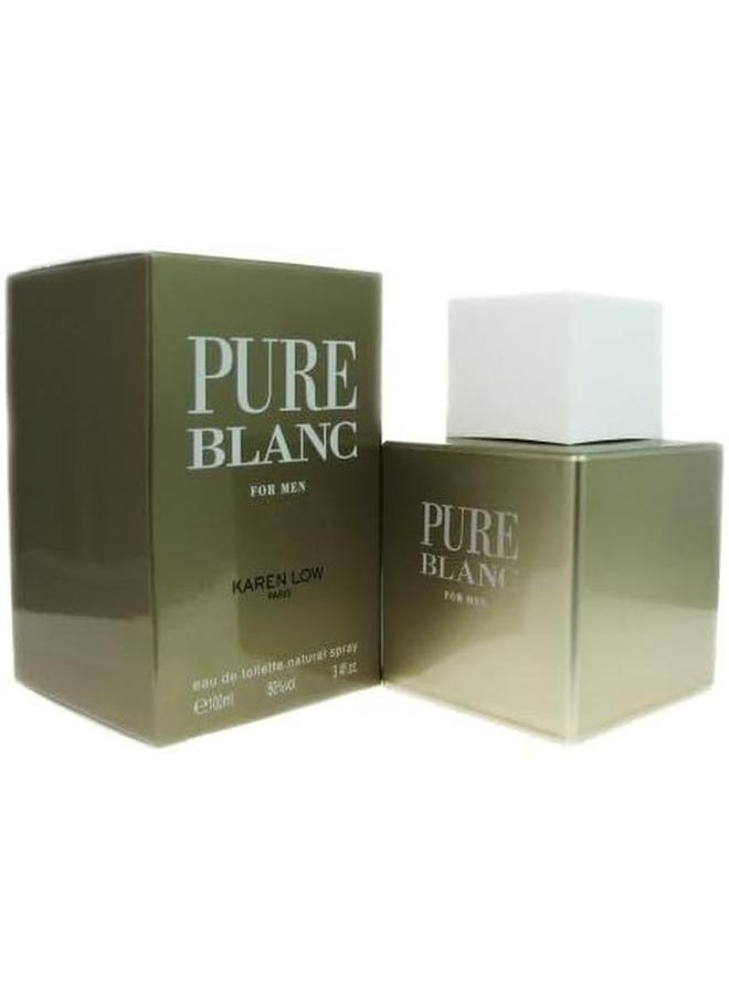 Karen Low - Pure Blanc For Men Eau De Toilette 100Ml - Image 1
