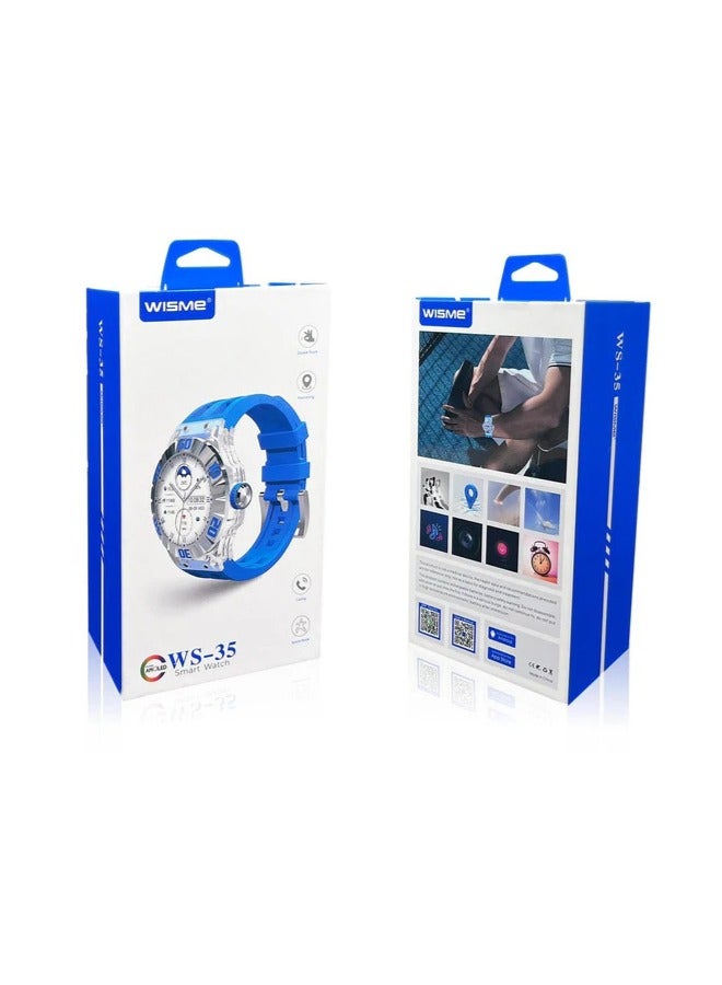 WISME WS-35 Smart Watch, Amoled Display Ultimate Fitness and Lifestyle Companion-Multicolour - Image 2