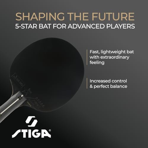 STIGA Pro Carbon + Table Tennis Bat for Advanced Offensive Competitive Players - ITTF Approved, Touch Carbon Technology - Enhanced Speed, Control and Comfort – Black/Red - Image 2