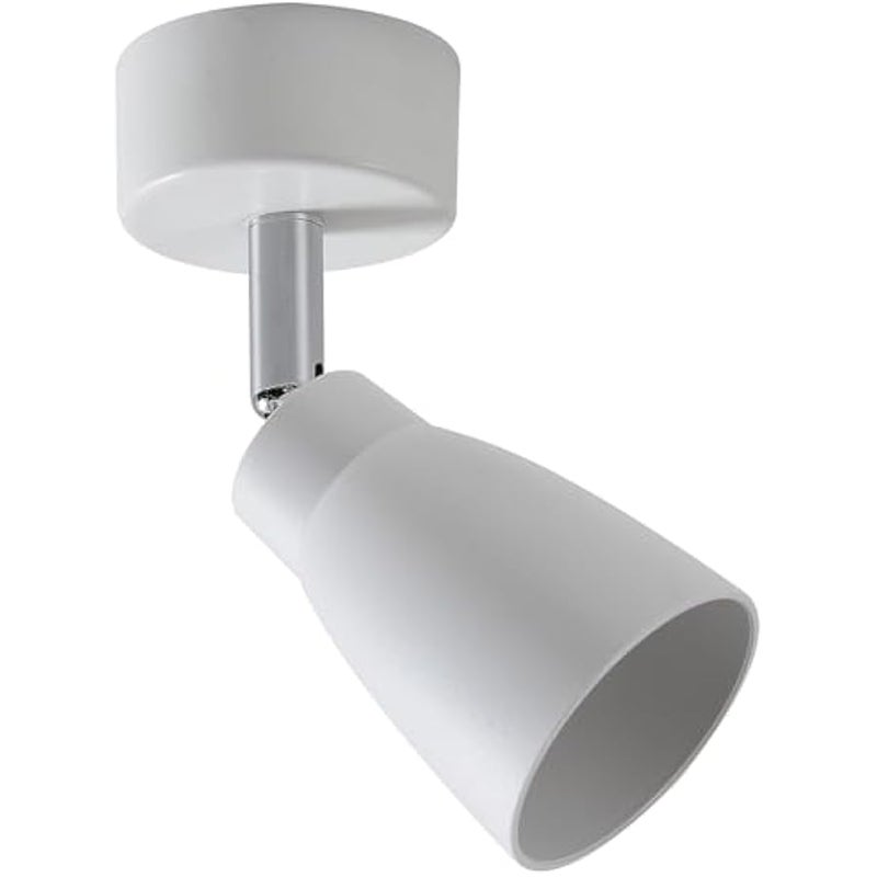 V.nice Surface Mounted White LED Spotlight with GU10 Socket – Adjustable 270° Rotating Ceiling Light, Modern Indoor Spotlight Fixture for Bedroom, Gallery, Kitchen or Study(Bulb Not Included) - Image 1