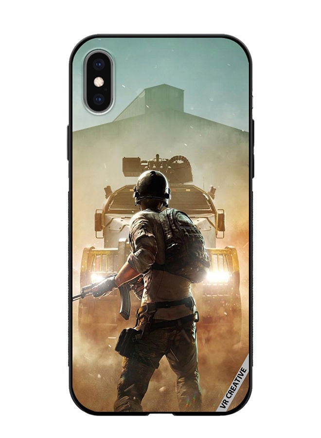 VR CREATIVE Protective Case Cover For Apple iPhone X/XS Pubg Design Multicolour - Image 1