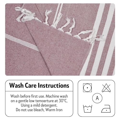 Värde 210 TC Double Bedsheet with Pillow Cover 2 | Handloom Bedsheets | Double Bedsheet for Summer | Size (90X100 Inches, 7.5 x 8.3 Feet, Dusty Lavender) - Image 3