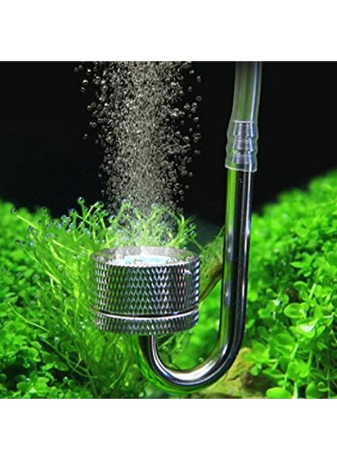 VAYINATO® Planted Aquarium Colour Stainless Steel Diffuser with Free 2M Transparent Co2 Tube and Sucker and Check Valve (Steel) by Petzlifeworld - Image 2