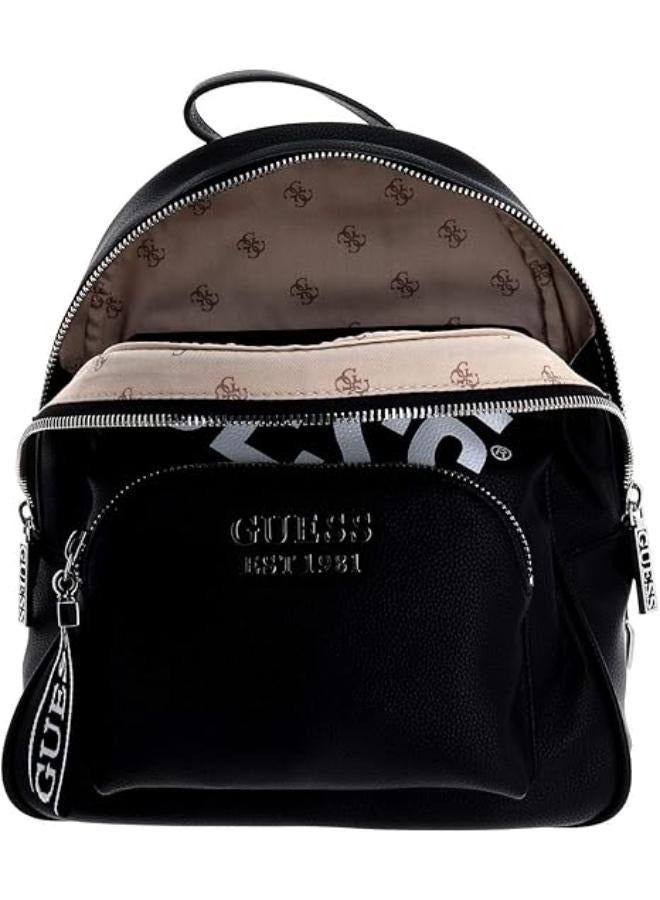 جس حقيبة ظهر نسائية من GUESS Noelle Elite باللون الأسود  - Image 3