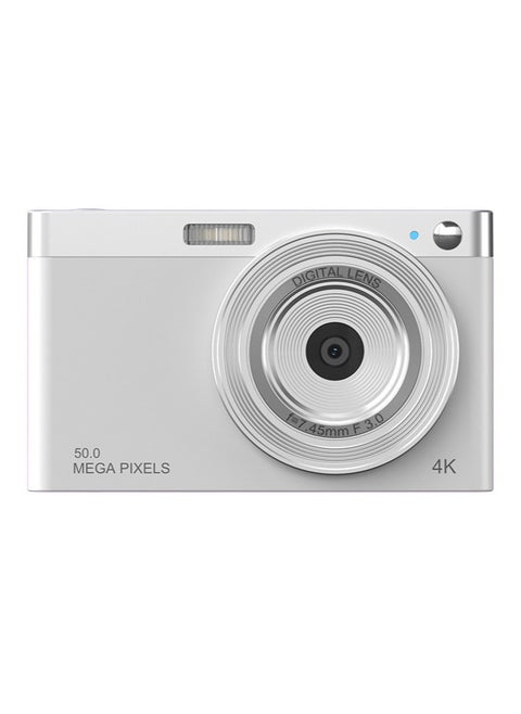 Compact 4K Digital Camera Video Camcorder 50MP 2.88Inch IPS Screen Auto Focus 16X Zoom Anti-shake Face Detact Smile Capture Built-in Flash with 32G Memory Card