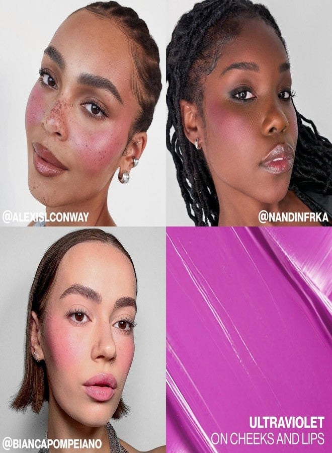 Smashbox Hot STX Blush Stick | Creamy, Blendable + Vivid Color, Ultraviolet - Image 4