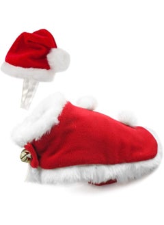 A.M Cat Outfit Dog Outfits Pet Christmas Costume Cat Santa Costume Kitten  Hat with Cloak for small Cat, Kitten, Dog, Puppy  - Image 4