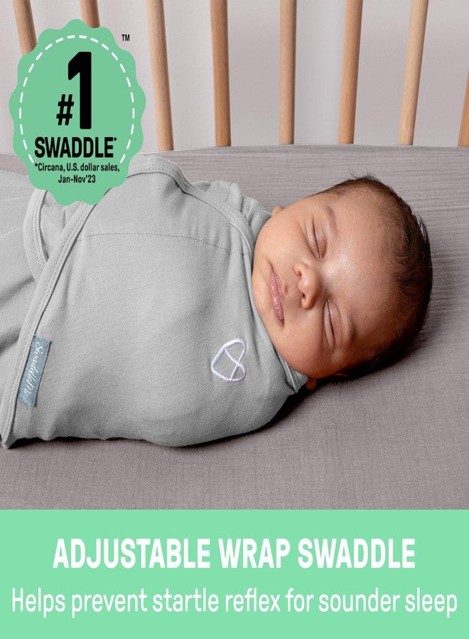 SwaddleMe by Ingenuity Original Swaddle, 100% Cotton, Improves Sleep & Calms Startle Reflex, 0-3 Months, 3-Pack - Dino Mite - Image 5
