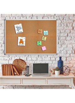 MARKQ Cork Board [60x45cm] Large Wall-Mounted Bulletin and Notice Board, Ideal for Home, Office, and School Decor  - Image 2