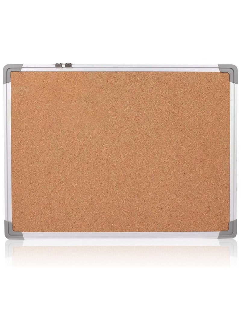 MARKQ لوحة فلين [60x45سم] لوحة إعلانات كبيرة مثبتة على الحائط، مثالية للديكور في المنزل والمكتب والمدرسة - Image 1