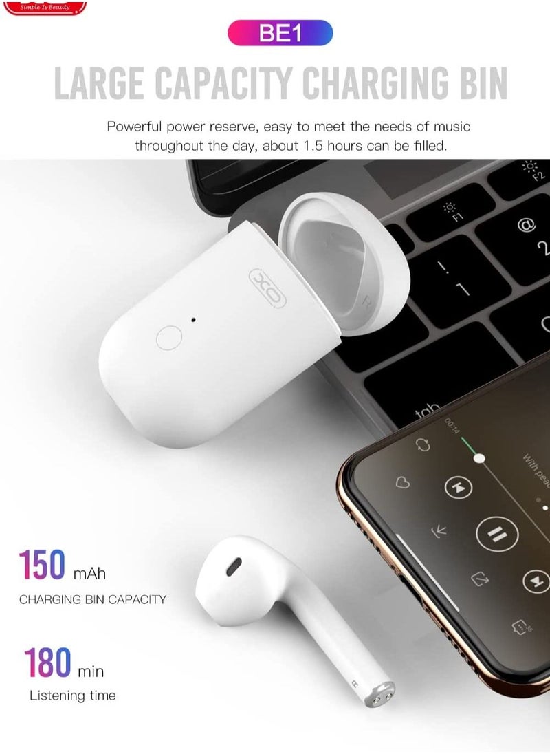 XO - XO BE1 Touch Wireless Bluetooth V5.0 Single-Ear Headset, with 150mAh Charging, Comfortable and Light weight. - Image 1