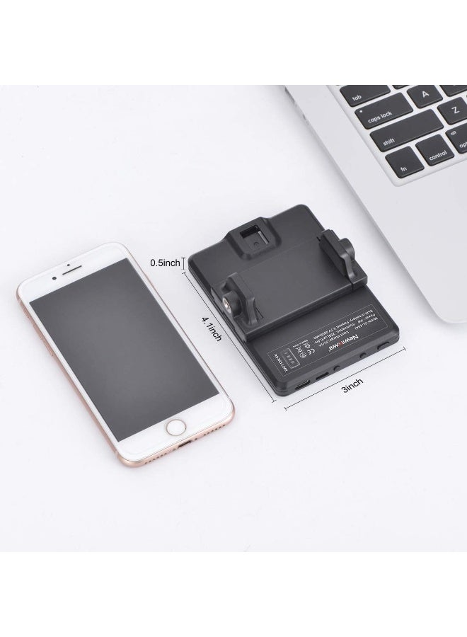 إضاءة فيديو LED قابلة للشحن بـ60 لمبة – مشبك أمامي وخلفي، 3 أوضاع إضاءة – للهاتف، الآيباد، اللابتوب، المكياج، الفلوج، تيك توك والمكالمات - Image 4