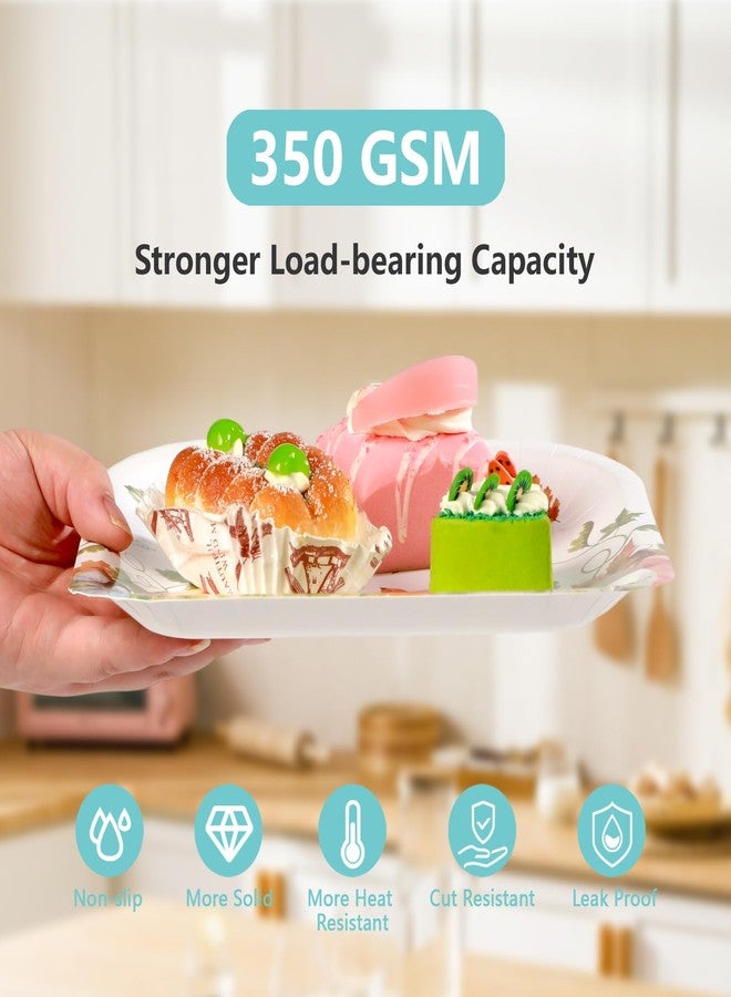 Grencian 200 قطعة من زينة حفلات الخريف، أطباق ومناديل مربعة من القرع باللون البرتقالي والأخضر والرمادي، أطباق ورقية لعيد الشكر، مجموعة أدوات مائدة على شكل قرع بألوان مائية لحفلات الحصاد في عيد الشكر في الخريف، تكفي 50 شخصًا - Image 5