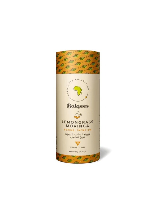 Balqees Lemongrass Moringa Herbal Infusion Tea - Image 3