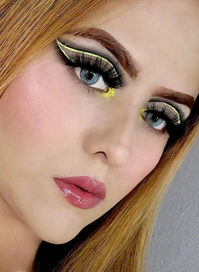 سيدة جديدة عدسات لاصقة ملونة خضراء من فريش ليدي للاستخدام السنوي - Image 3