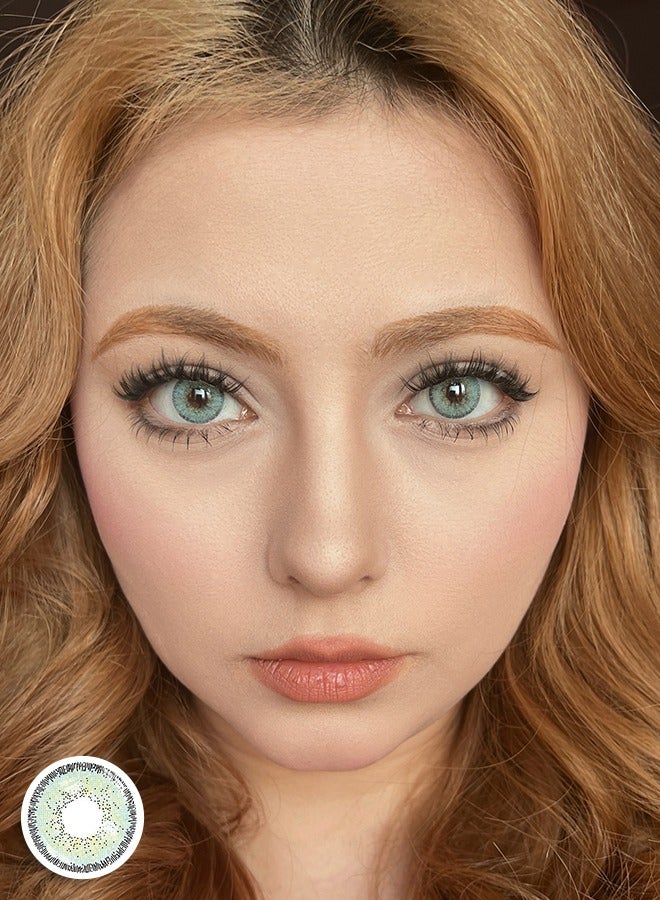 سيدة جديدة عدسات لاصقة ملونة خضراء من فريش ليدي للاستخدام السنوي - Image 4