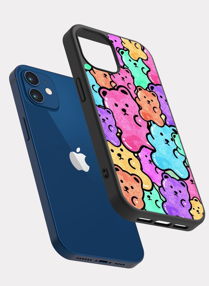 PXLAAT iPhone 12 case cover Bears - Image 2