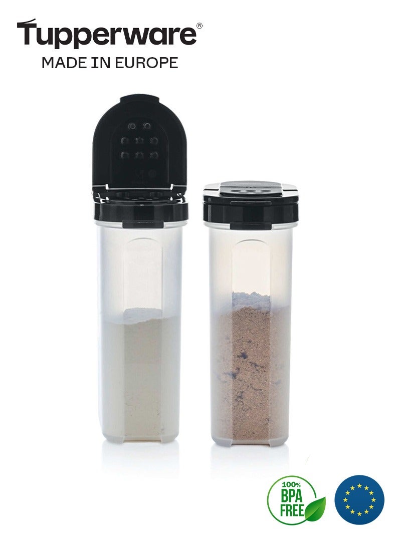 توبروير قطعتين علب تخزين التوابل 250 مل من تابروير - أسود - Image 3