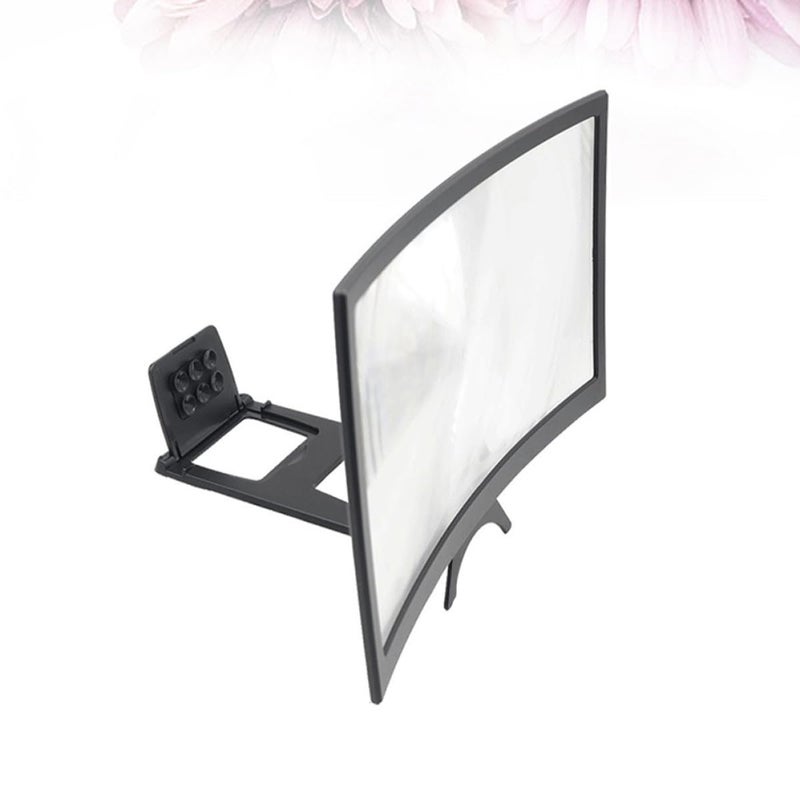 Curved Screen Magnifier With Adjustable Stand For Mobile Phones Eye Protection For Movies Gaming - Image 5