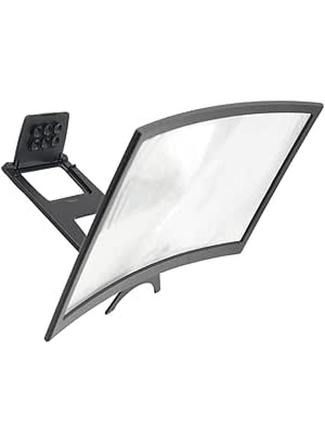 Curved Screen Magnifier With Adjustable Stand For Mobile Phones Eye Protection For Movies Gaming - Image 1