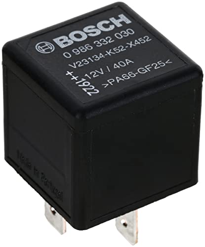 BOSCH 0986332030 Normal Open Mini Relay - 4 Pins, 12 V, 40 A - Single - Image 1