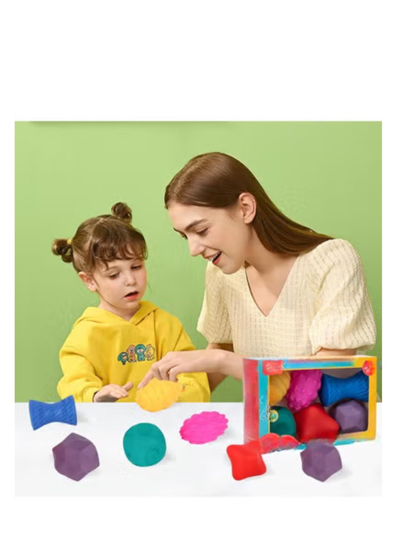 MUMS PLANET Soft Silicone Texture Educational Baby Bath Toy Balls for Early Learning for Babies and Toddlers to Develop Sensory Skills - Pack of 6, Baby Bath Toys, Pastel Colors by Mumz Planet - Bath Toys - Baby Toys - Kids Toys  - Image 4